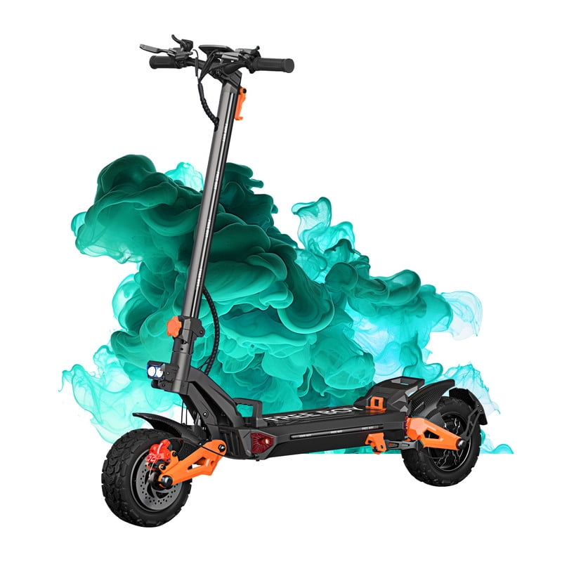 H9 Electric Scooter Adult 6000W Dual Motor 60V 30Ah 11" Off-Road Tires Foldable Outdoor Scooter