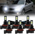 thumbnail image 1 of H9 H11 High/Low Beam LED Headlight and H11 Foglight Bulbs for Nissan Sentra 2011 2012 2013 2014 6000K White,6pc, 1 of 10