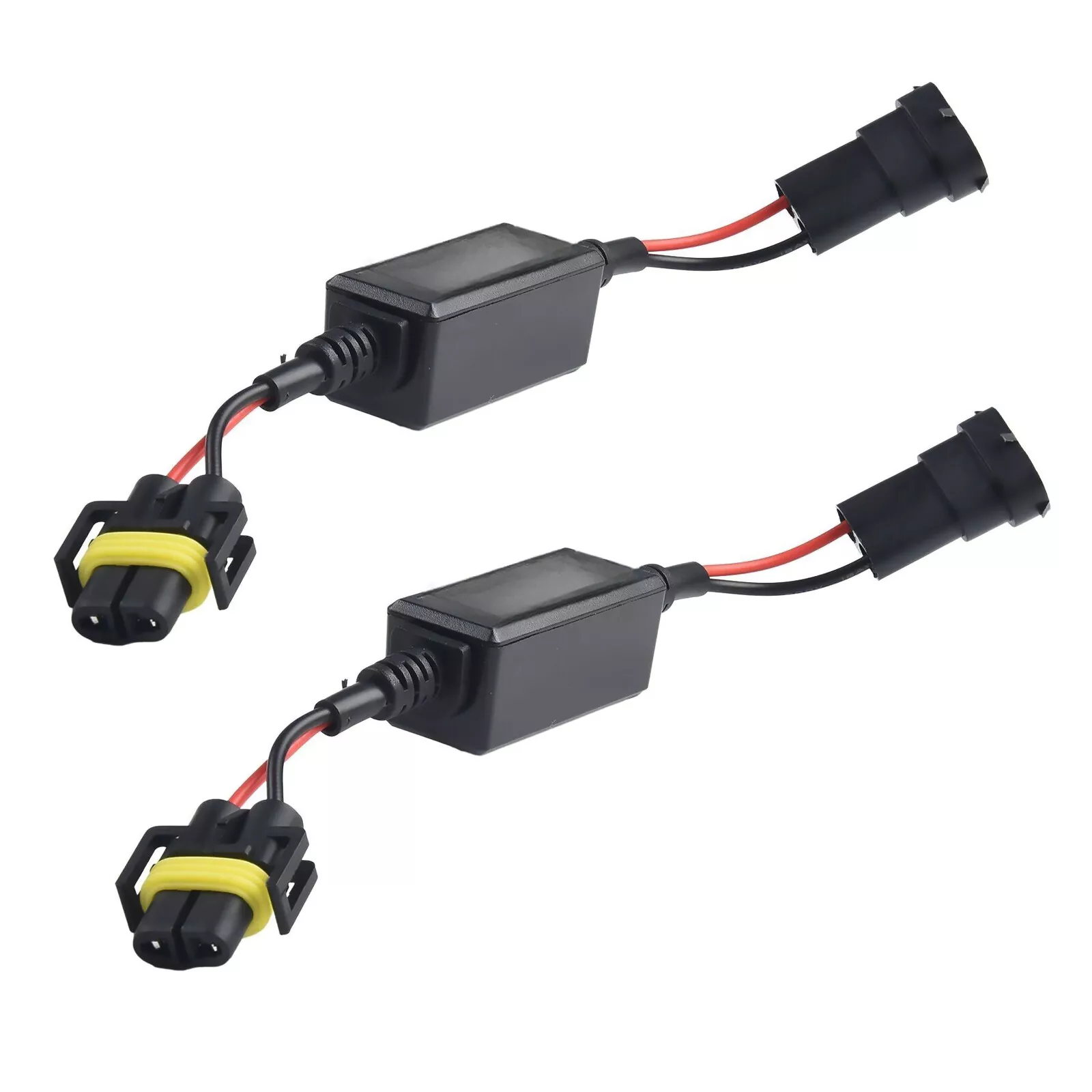 2PC 9005/9006 LED Headlight Canbus Error Anti Flicker Resistor Canceller Decoder - Foto 10