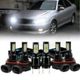 thumbnail image 1 of H9 H7 High/Low Beam LED Headlight and H11 Foglight Bulbs for Chevrolet Captive Sport 2008-2011 6000K White,6pc, 1 of 10