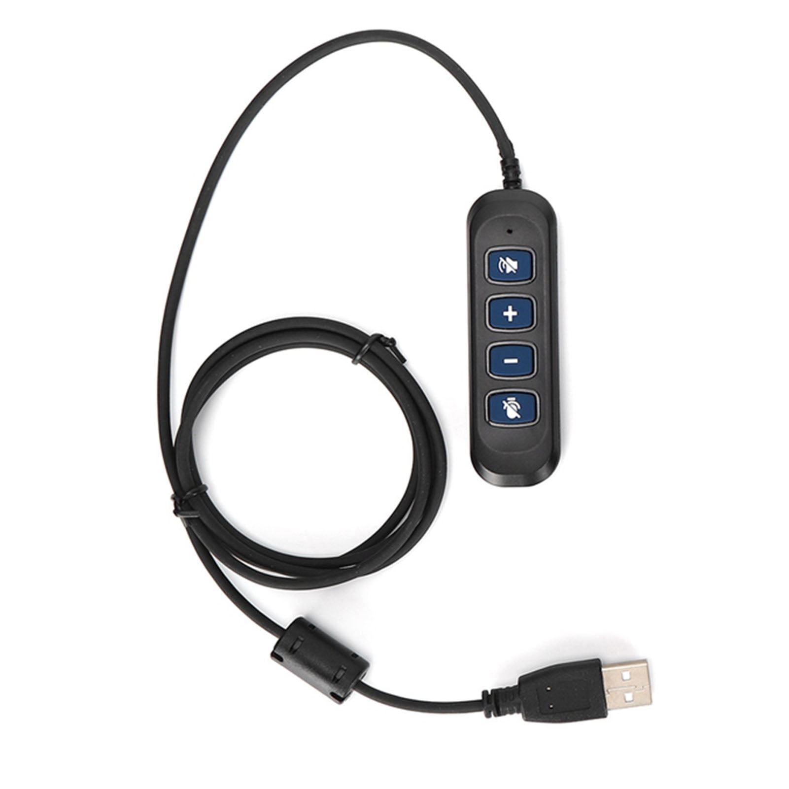 H901 USB Plug QD Cable Adaptor Adjustable Volume Call Center Headset
