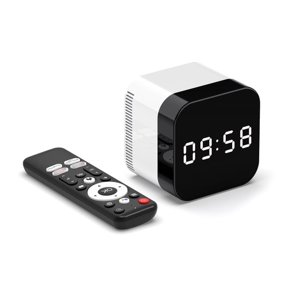 H96 Max Android 14.0 TV Box Clock 64bit 4GB RAM 128GB ROM Allwinner H728 Octa-core A55 Mali G57-MC1 1000M Ethernet WiFi6 Dual-WiFi 2.4G/5G 8K BT5.x USB3.0 Voice Control TV Box