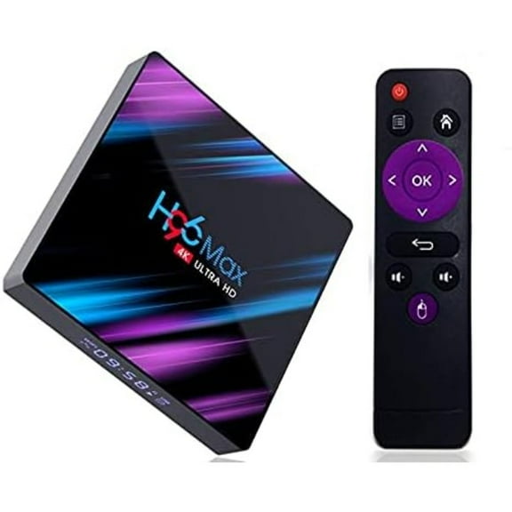H96 Max Quad-Core 4G DDR3 32G ROM Dual WiFi 60Hz H.265 HDR10 Ultra HD 100M Ethernet USB 3.0 Android 10.0