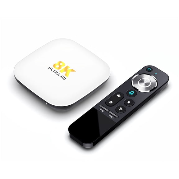 H96MAX M2 Android TV Box, Octa-Core Processor, 4GB RAM 64GB ROM, Android 13, Wi-Fi 6, BT5.2, 8K Ultra HD, HDR10+, Voice Remote Control