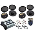 thumbnail image 1 of HA-65 6.5" 300W Speakers, HA-A400.4 800W Sub Amp and HA-AK10 600W Amp Kit Wire, 1 of 6
