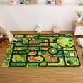 thumbnail image 1 of HA-EMORE Kids Rug for Playroom Non Slip Kids Playmat Car Rug Road and Traffic Carpet Super Soft Thick Road Traffic Play Mat for Nursery Bedroom Boys Room Classroom, 3' x 5', Black, 1 of 9
