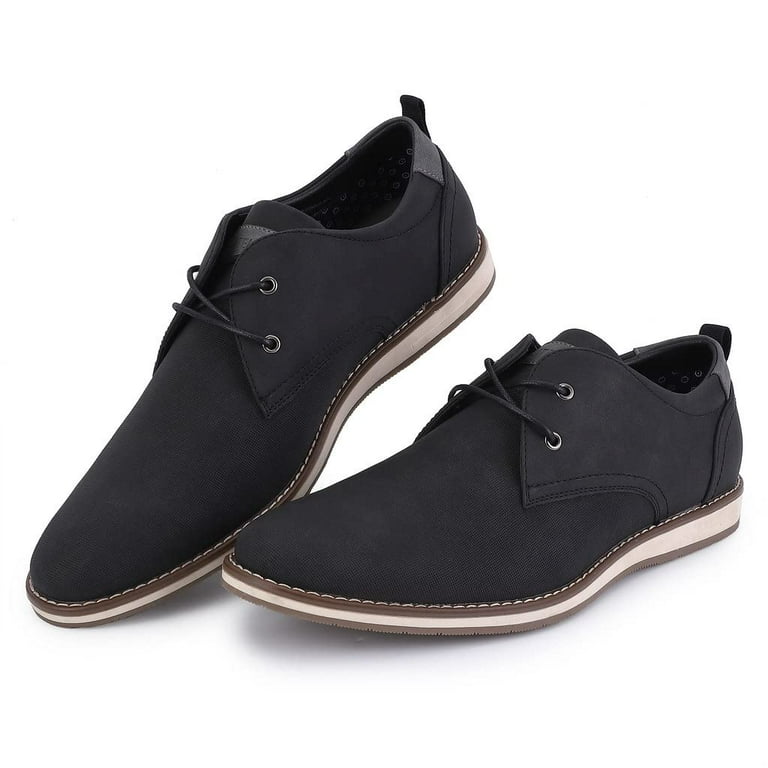 Men S Dress Sneakers Casual Oxford Formal Shoes