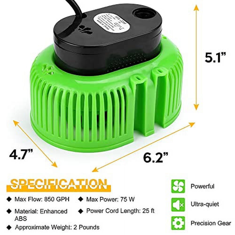 HAEMORE Pool Cover Pump Above Ground, Water Pump for Pool Draining