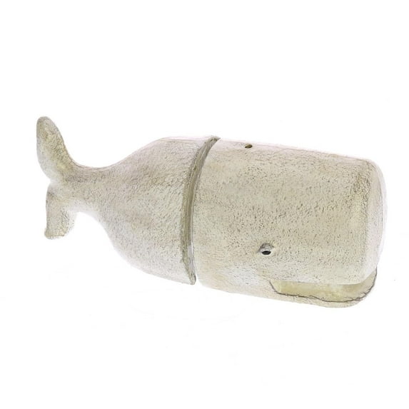 HA Nautical Whale Bookends Hand Painted Cast Iron