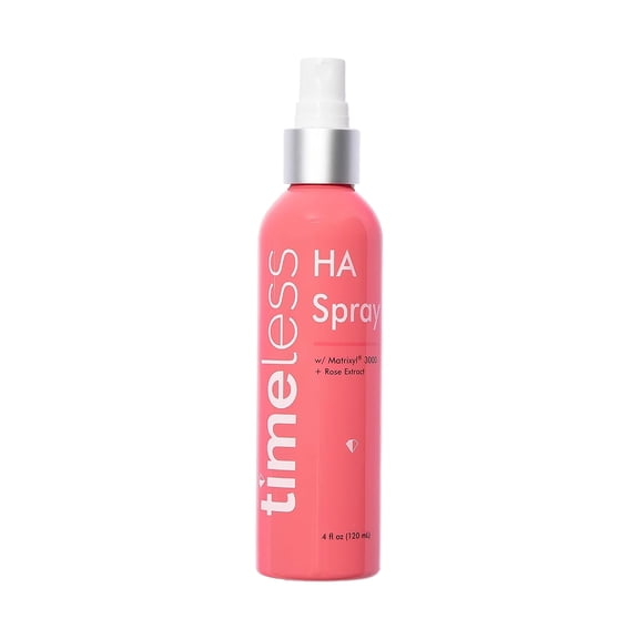 Timeless Skin Care HA Matrixyl 3000 with Rose Spray - Skin Mist with Hyaluronic Acid - Fragrance-Free Hydrating Face Spray - Soothing Matrixyl Skin Care Mist - 4 fl oz