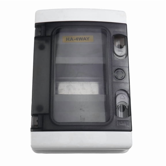 HA Series Junction Box 4WAY PC IP65 Waterproof Distribution Box Outdoor Plastic Electrical for Circuit Breaker,1 x IP65 Mcb Breaker Box