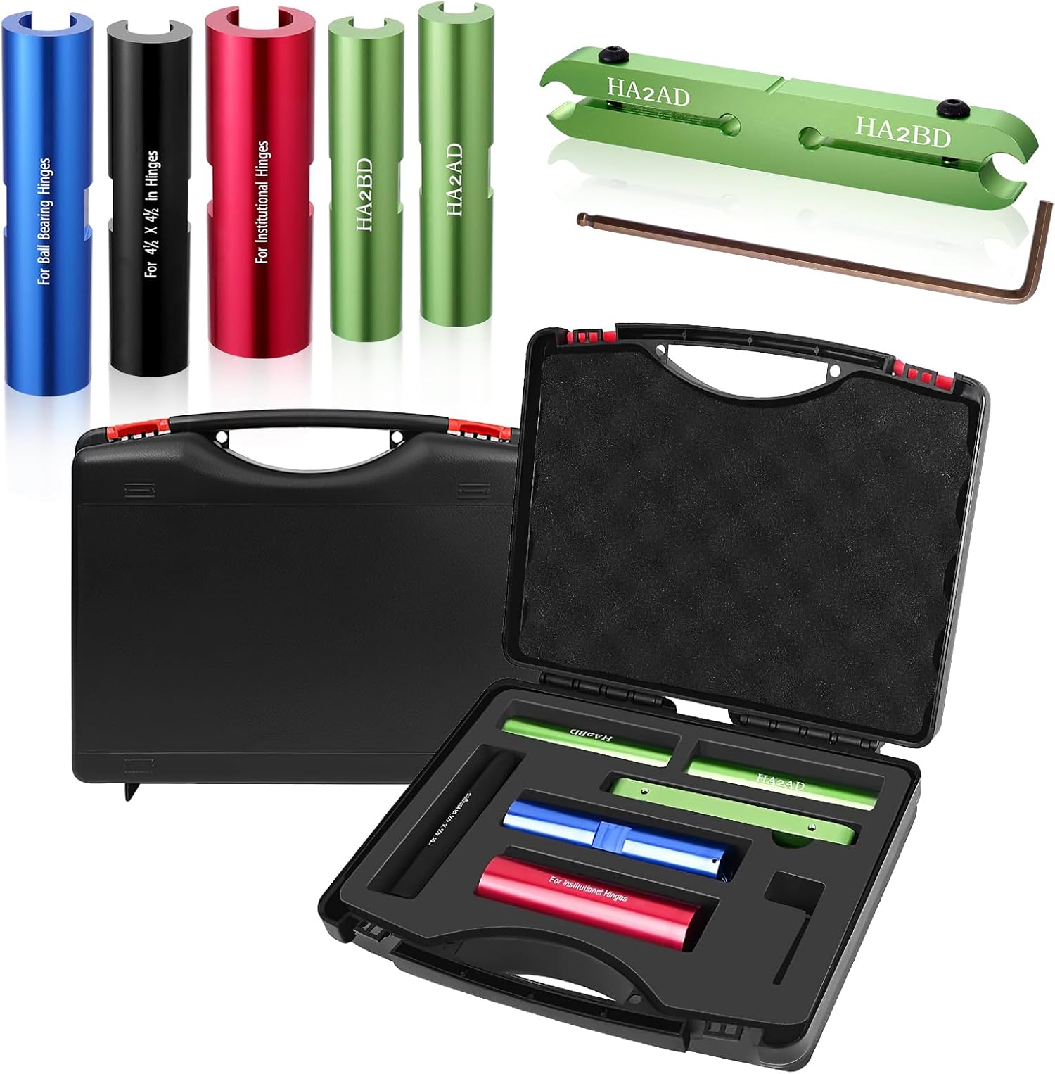 HA1234 Hinge Repair Kit – 6-Piece Tool Set For Fixing Sagging Or Loose Doors Instantly