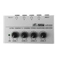 HA400 4 Channel Headphone Audio Stereo Amp Microamp