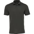 thumbnail image 1 of HA9165 Adidas Men's Ottoman Stripe Polo Shirt Black/Grey Six XL, 1 of 4