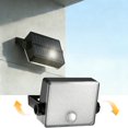 thumbnail image 1 of HAARAY Light Sensor Auto Flip Solar Motion Sensor Lights Outdoor 2200mAh, 1500LM LED Solar Security Flood Lights Outdoor Waterproof IP65 No Flicker for Outside Yard Patio Porch Fence, 1 Pack, 1 of 10