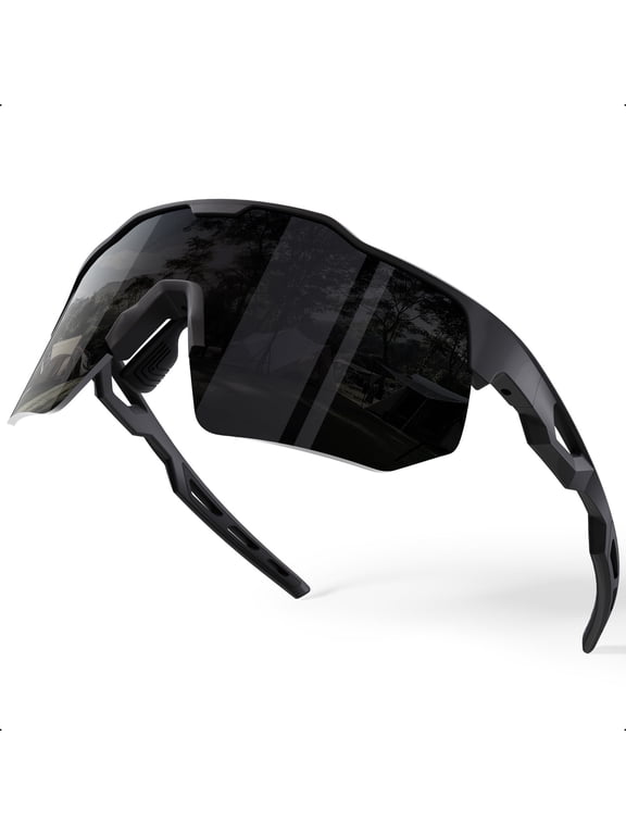 Polarized Sports Sunglasses for Men Women UV Protection Baseball Cycling Running Driving Fishing Glasses