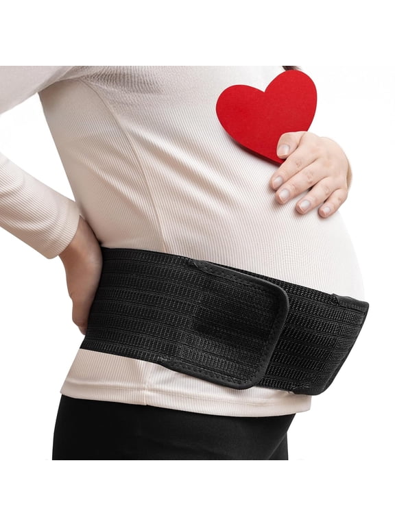 HAB Smart 3 in 1 Pregnancy Support Belt - Compression Belly Bands for Pregnant Women, Maternity Support Belt for Back/Pelvic/Hip Pain