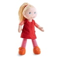 thumbnail image 1 of HABA 12" Soft Baby Doll Annelie with Blonde Hair, Embroidered Face, Removable Red Dress and Matching Hairband - Washable Toddler Doll for 18 Months+, 1 of 6