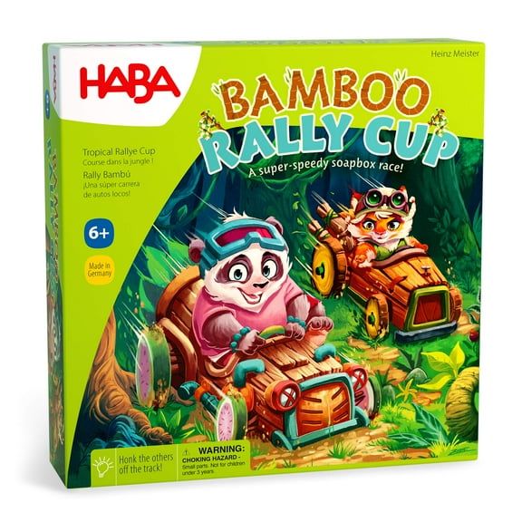 HABA Rally Cup - Hype in the Jungle: Car Racing Games & Strategy Board Games