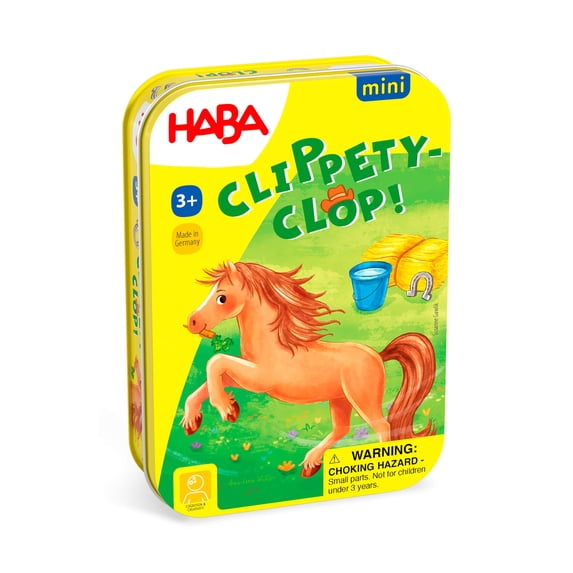HABA Clippety-clop! Mini Travel Game for Horse Lovers Ages 3+