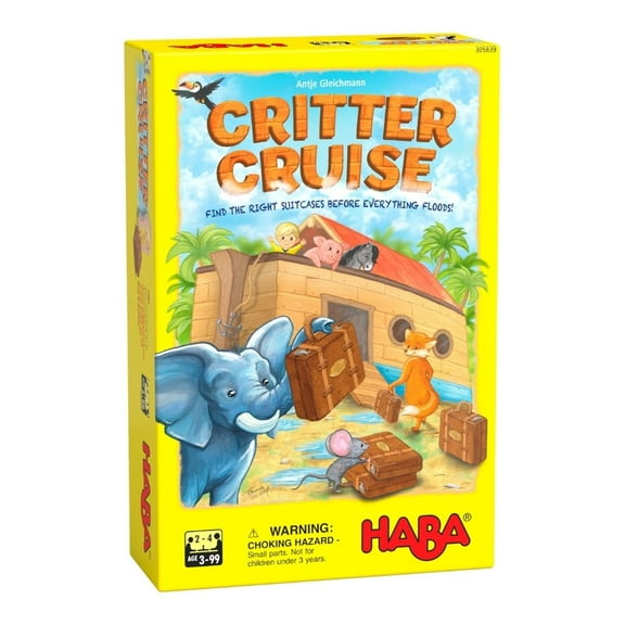 HABA Critter Cruise - Cooperative Noah's Ark Memory Game, Board Game for Kids