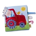 thumbnail image 1 of HABA Busy Book for Babies 0-12 months, Farm Fabric Book with Finger Puppet for Babies, Sensory Book for 0-12 Months, 1 of 8