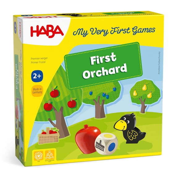 HABA My Very First Games - First Orchard Toddler Game - Cooperative Toddler Board Games for 2 Year Olds - Made in Germany