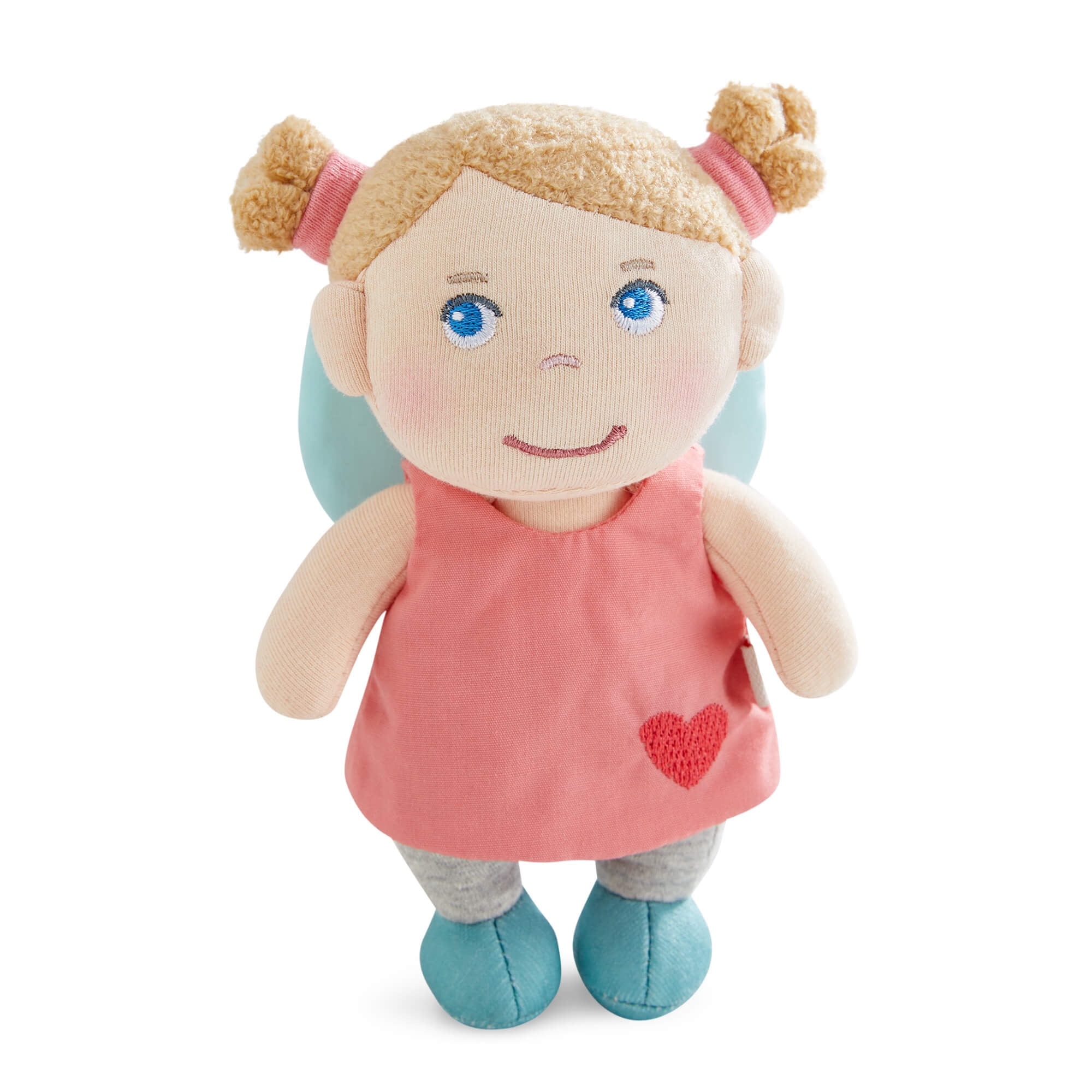 HABA Guardian Angel Mini Doll Lucy- Tiny 6" Angel Baby Doll, Baby Shower Gifts