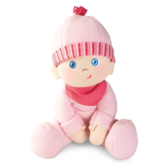 HABA Doll Snug Up Luisa 8" My First Baby Doll, Machine Washable & Safe for Birth & Up, Newborn Toys for Baby Shower Gifts