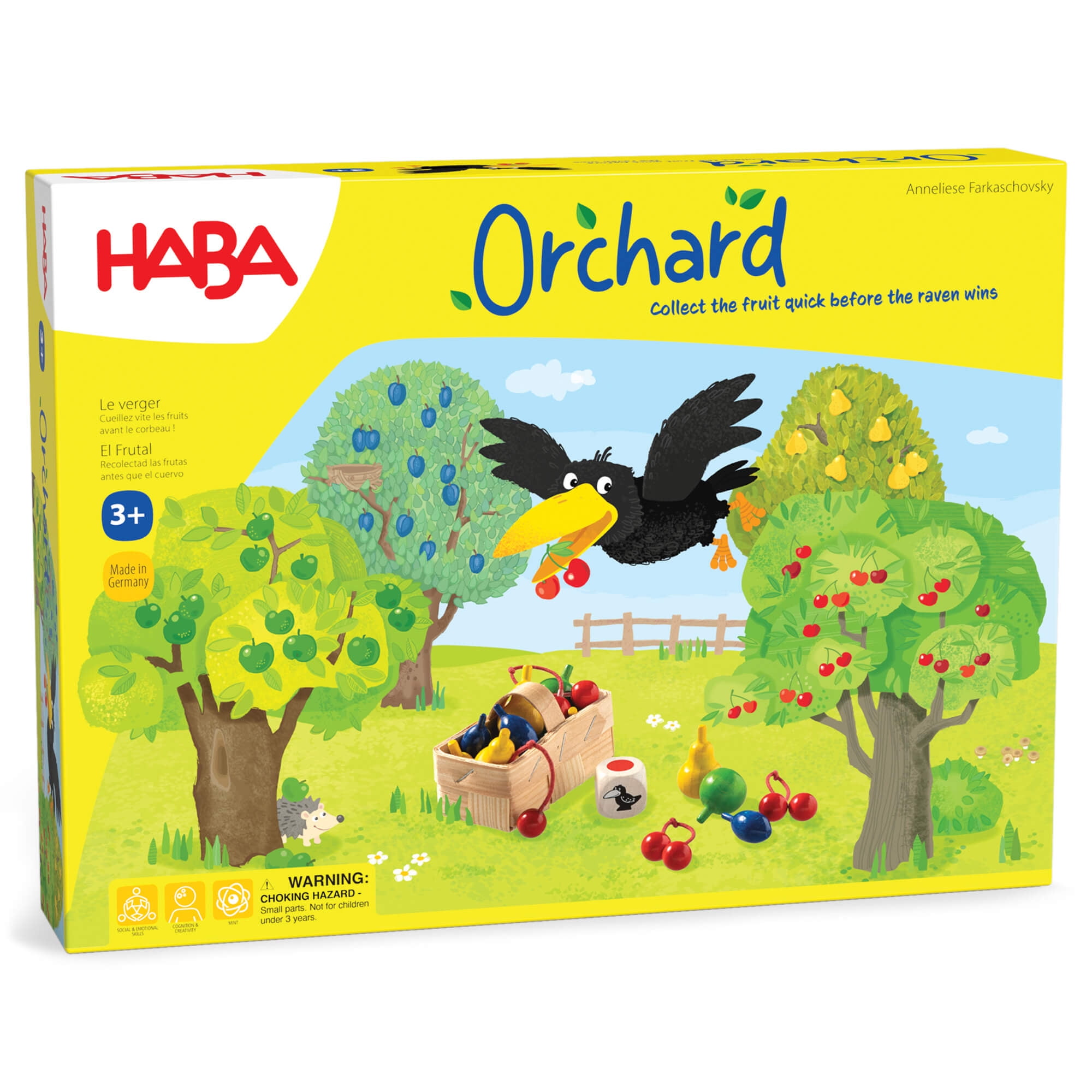 HABA Orchard Game - A Classic Cooperative Introduction to Board Games for Ages 3 and Up (Made in Germany)