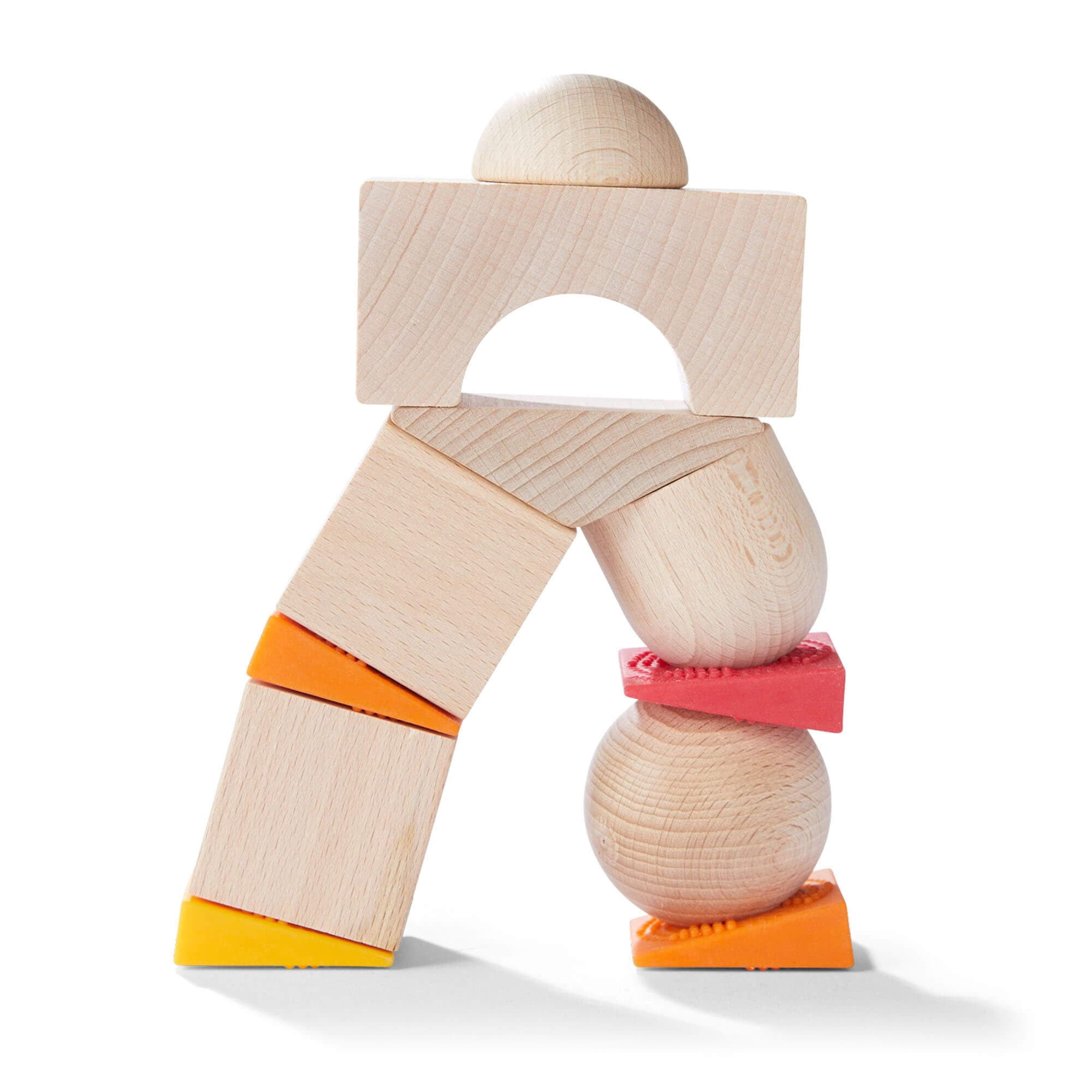 HABA Teetering Towers Wooden Blocks - Walmart.com