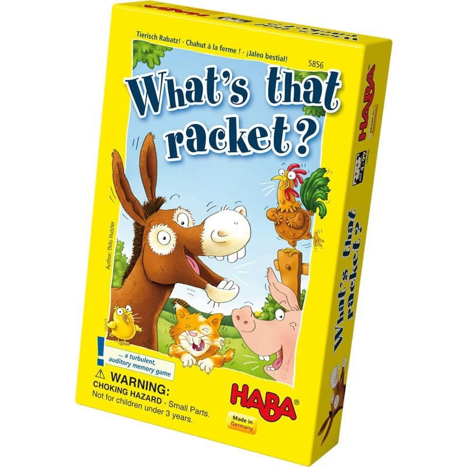HABA What's That racket? A Turbulent Auditory Memory Game for Ages 4 ...