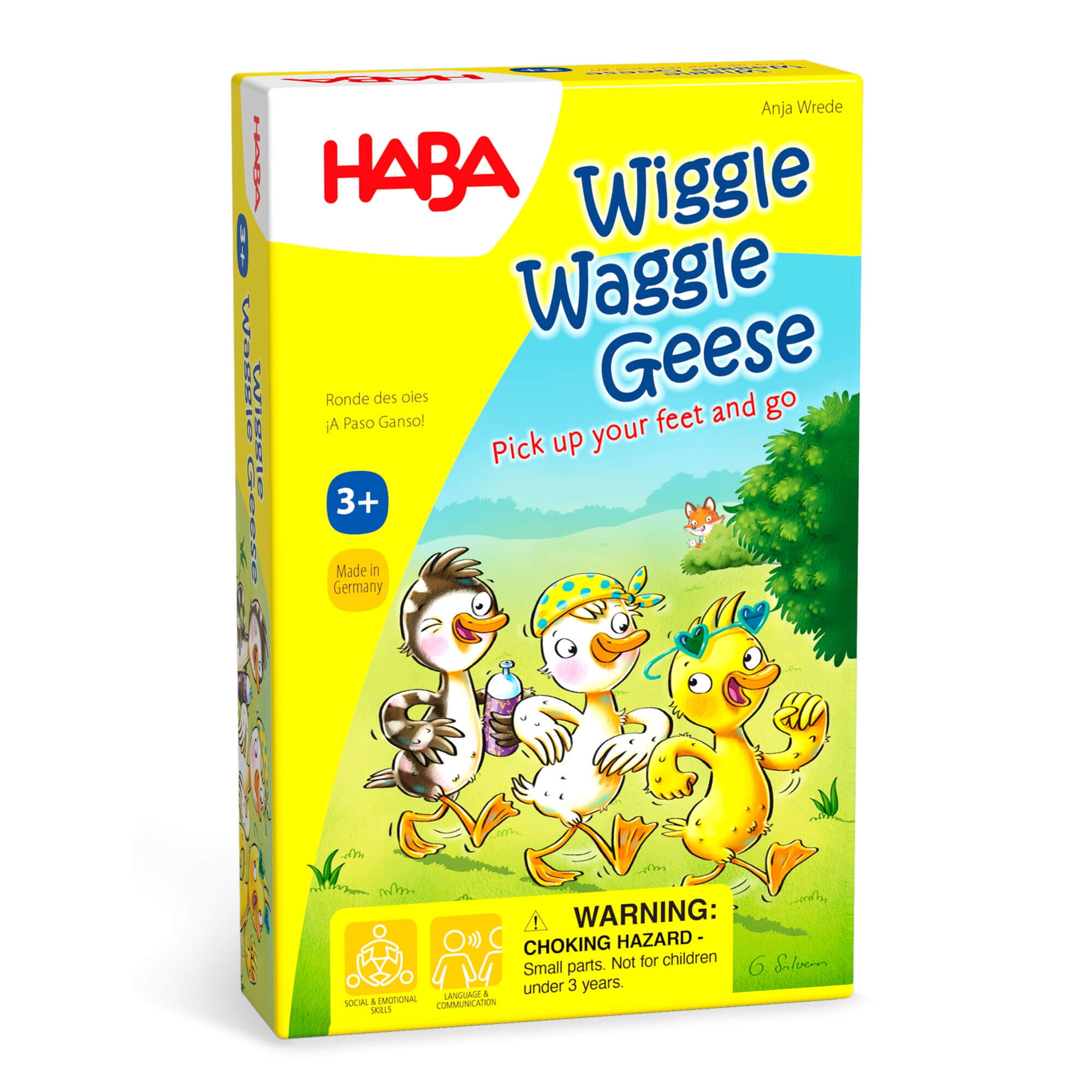 HABA Wiggle Waggle Geese Cooperative Movement Game for Ages 3