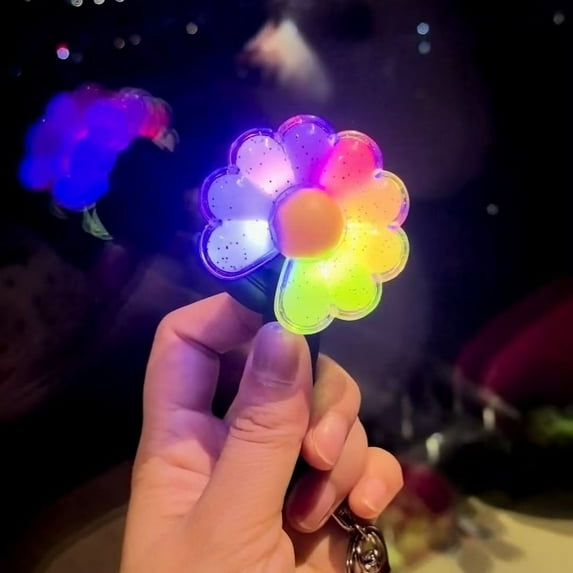 KPOP Lightstick Keychain, Kpop Merch Merchandise Mini Light Stick Pendant for Bag Light Colour and Speed Adjustable Fans Gift Collection