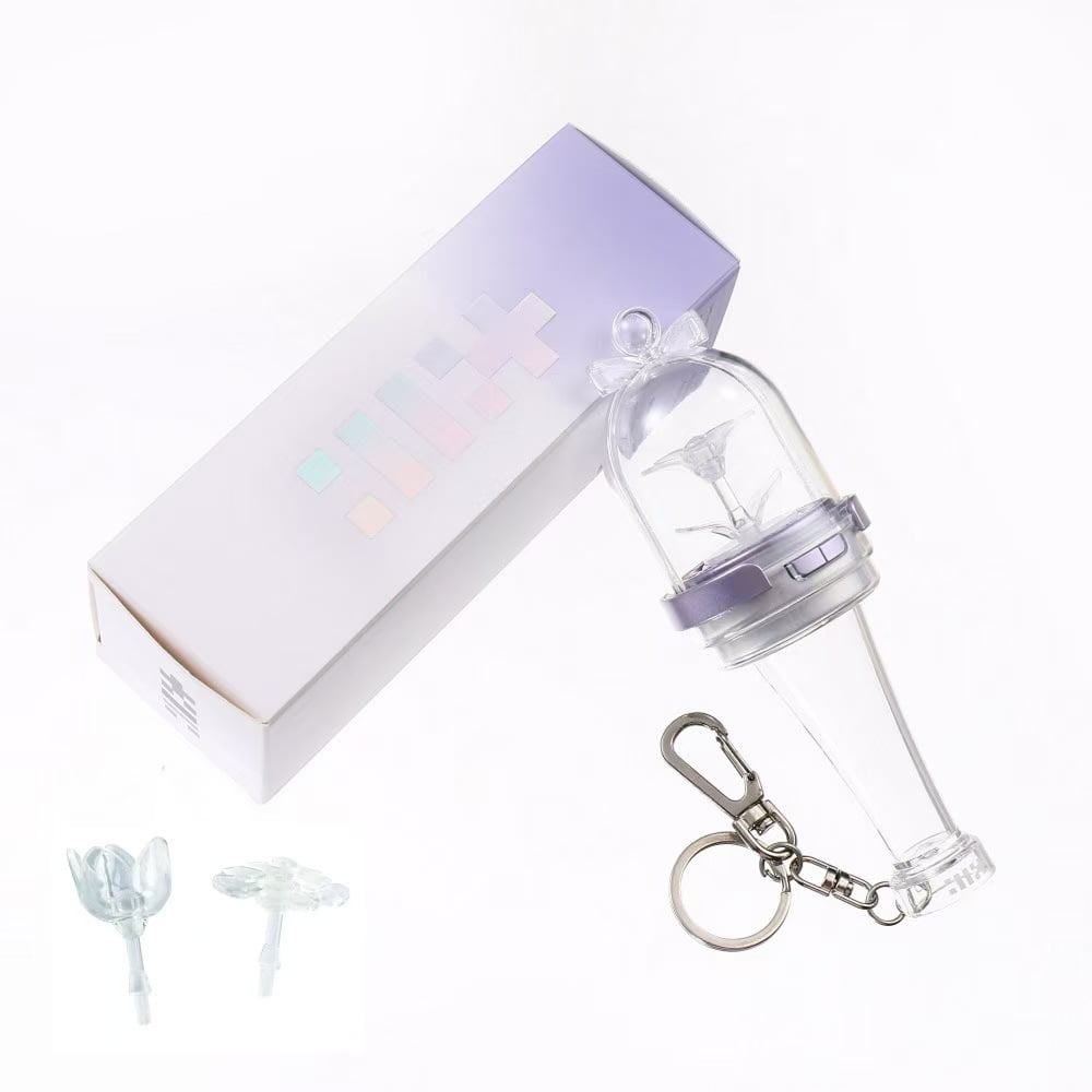 KPOP Lightstick Keychain, Kpop Merch Merchandise Mini Light Stick