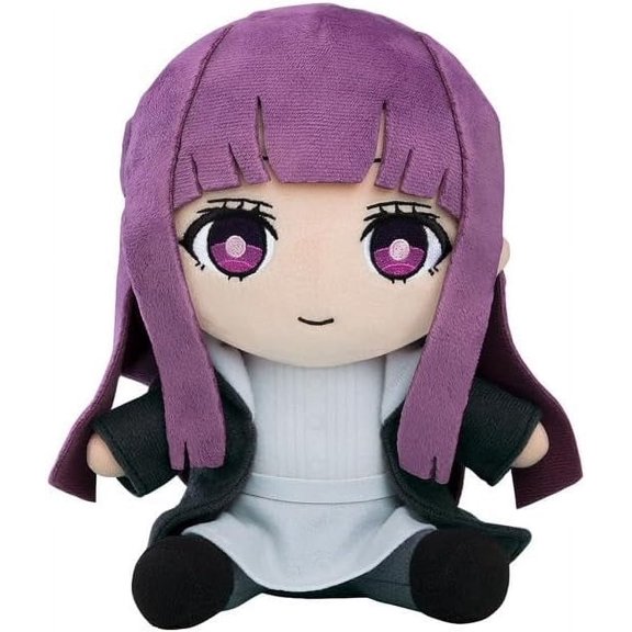 HABETI Fern Plush Anime Plushies Stuffed Pillow Cartoon Character Throw Cute Cuddle Figure Cushion Home Sofa Decoration 9.8"/25cm