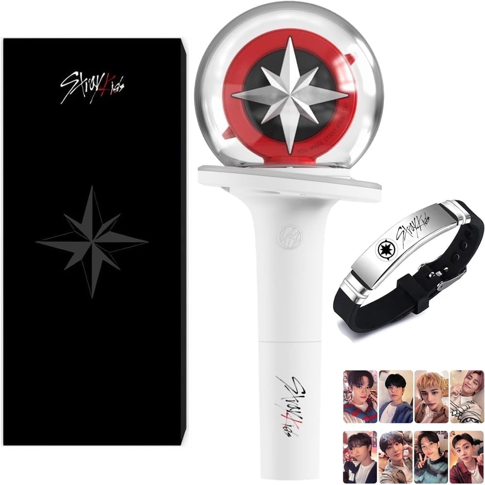 KPOP White Stray Kids Ver 2 LED Official Light Stick KPOP White Stray Kids Ver 2 LED Official Light Stick