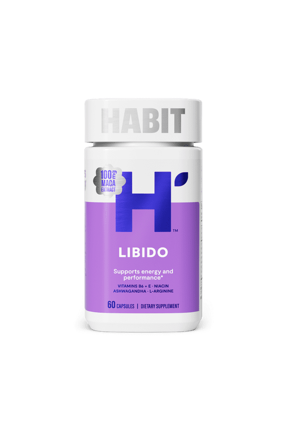 Libido Supplement, Supports Energy & Performance, Vitamin B6 & E, Ashwagandha, Maca, 60 Capsules
