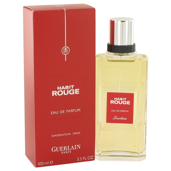 HABIT ROUGE * Guerlain 3.3 oz / 100 ml EDP Men Cologne Spray