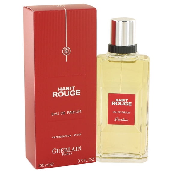 HABIT ROUGE * Guerlain 3.3 oz / 100 ml EDP Men Cologne Spray