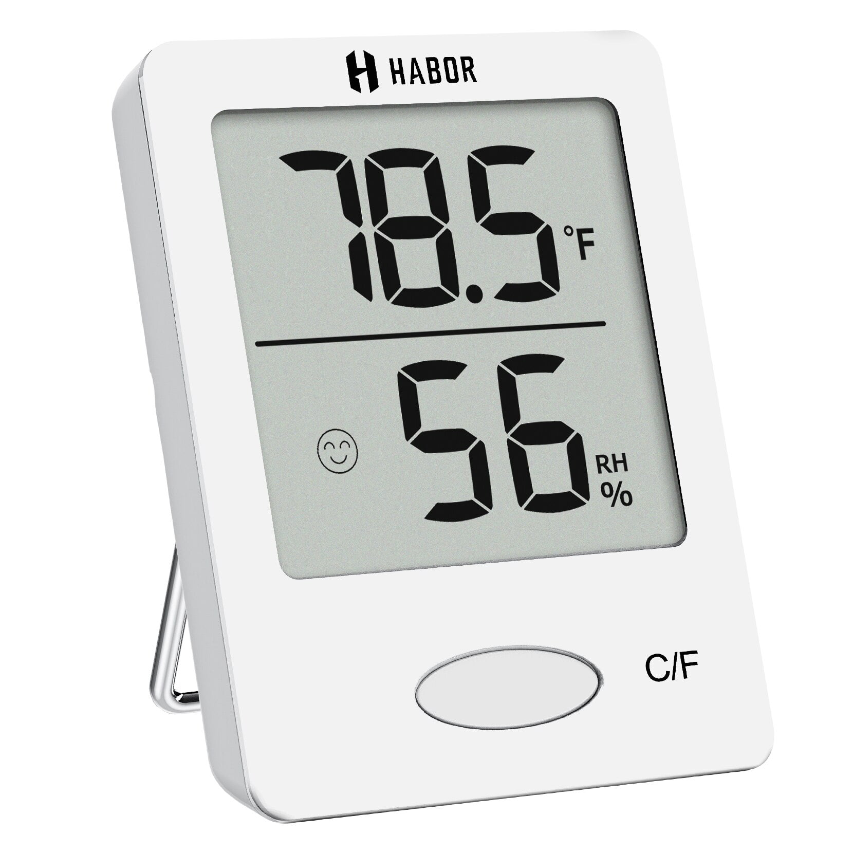 Habor Accurate Digital Hygrometer Indoor Thermometer Clear Big Digits,  Magnet Humidity Gauge Indicator Room Thermometer Long Battery Life, Mini  Temperature Humidity Monitor Meter for RV, Greenhouse 