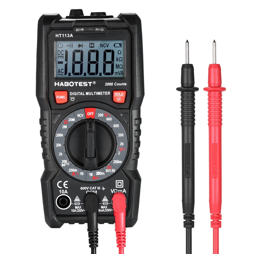 HABOTEST Digital Multimeter 2000 Counts Non Contact Multi Meter ...