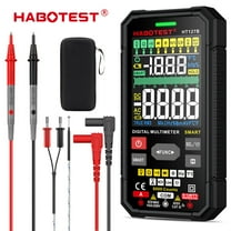 HABOTEST HT127B Smart Digital Multimeter Battery Voltage Tester, 6000 Counts Smart Measurement, Auto-Ranging Voltmeter Non-Contact DMM/Ohmmeter/Voltmeter with Non-Contact Voltage Function