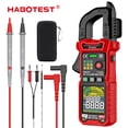 thumbnail image 1 of HABOTEST HT205A Digital Clamp Meter, 6000 Counts, 600A Clamp Multimeter Tester, Measures Current Voltage Resistance Diodes Continuity Data Retention, w/NCV for Home Appliance, Railway Industry, 1 of 13