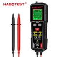 thumbnail image 1 of HABOTEST HT93 Smart Multimeter TRMS 2000 Counts, Voltmeter with NCV Measures DC AC Voltage, Resistance, Continuity, Phase, Handheld Voltage Tester with Leads Holder for Household, 1 of 12