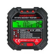 HABOTEST Socket Tester,Outlet Tester Display 90-250V Socket JINMIE Maiju Display 90- Socket