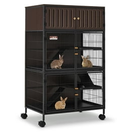 MidWest Homes Deluxe Critter Nation Double Unit Cage - Large Ferret  Accessories, Chinchilla Supplies, Rat Cover, Storage - Walmart.com