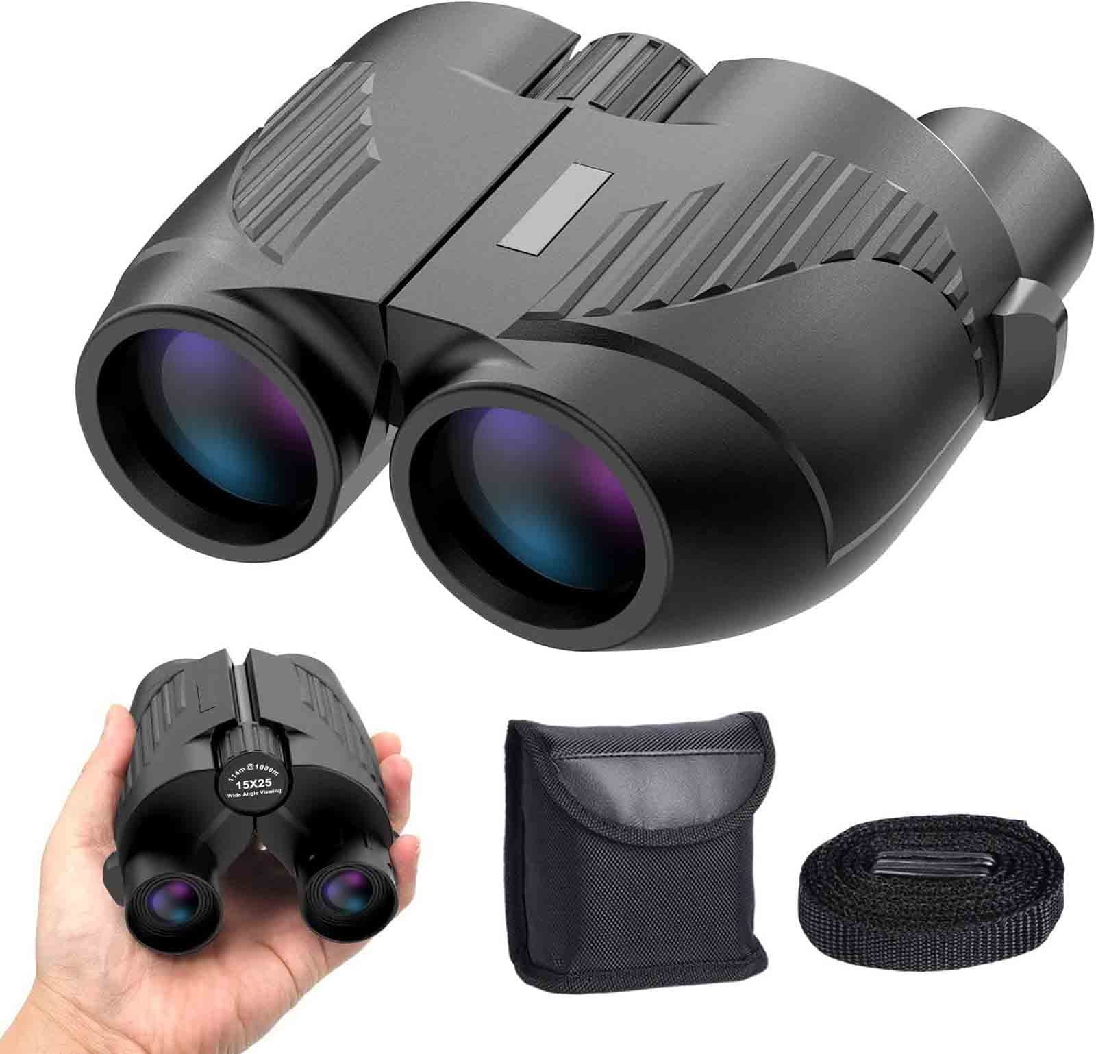 HACHUM 20X25 Compact Binoculars For Adults And Kids,Large Eyepiece