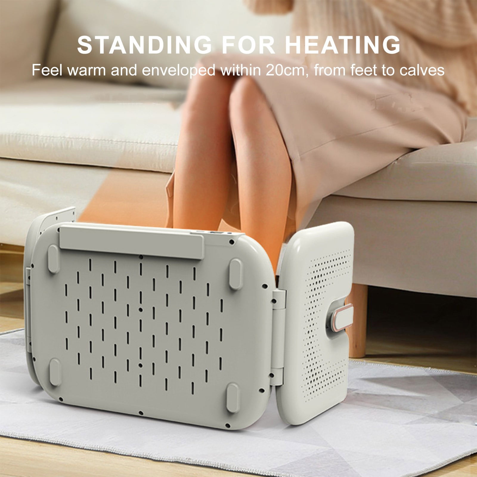 HACHUM Foot Warmer, Office Desk Heating Pad, Winter Household Foldable