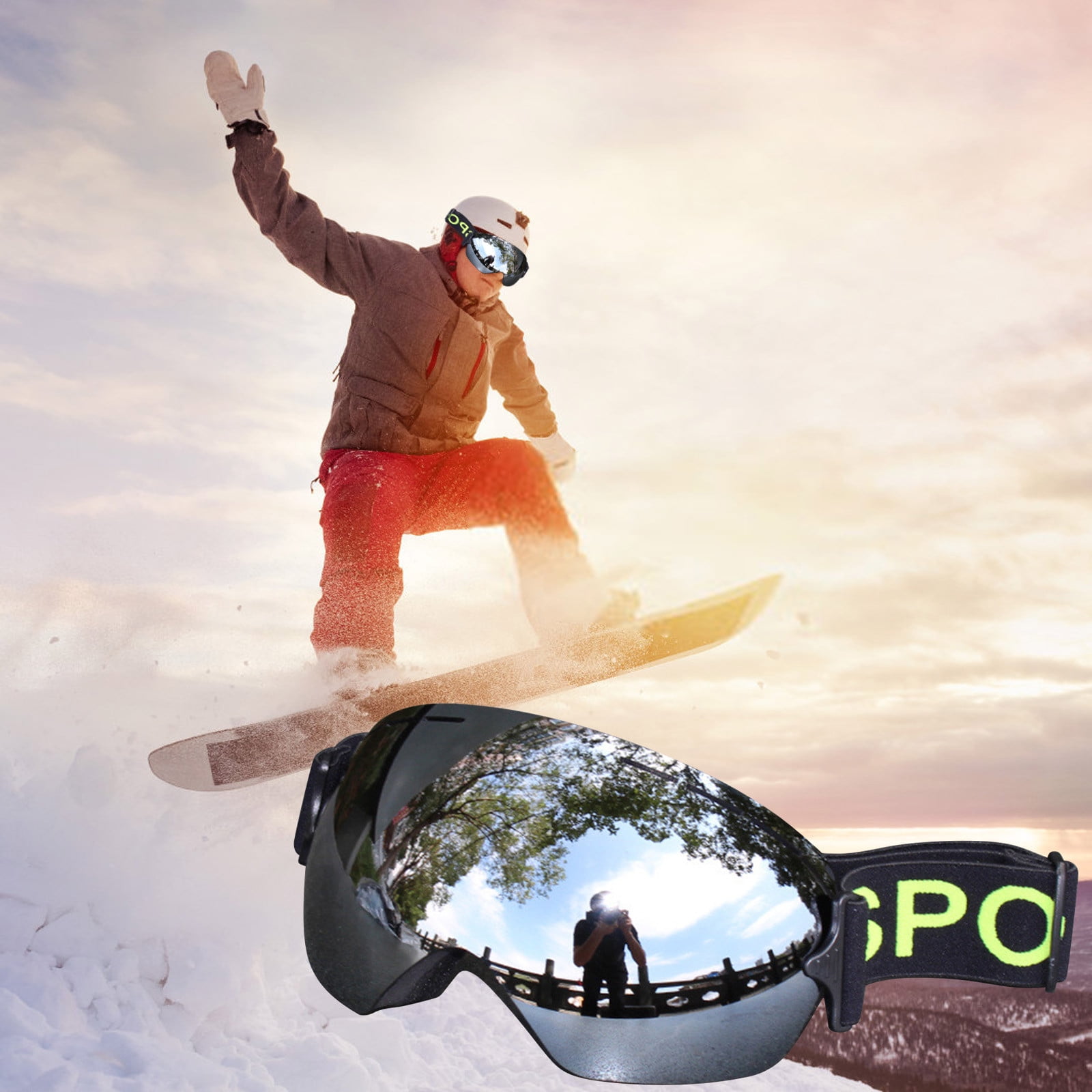 HACHUM Ski Goggles Free Snowboard Snow Goggles For Men Women Youth Protection Outdoor